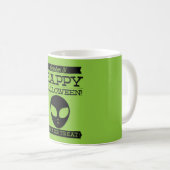 Typografisches Retro Halloween Kaffeetasse (VorderseiteRechts)