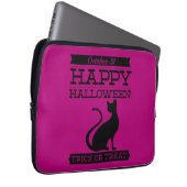 Typografisches Retro Halloween Laptopschutzhülle (Vorne Rechts)