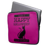 Typografisches Retro Halloween Laptopschutzhülle (Vorderseite Links)