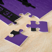 Typografisches Retro Halloween Puzzle (Seite)