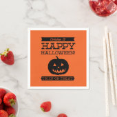 Typografisches Retro Halloween Serviette (Beispiel)