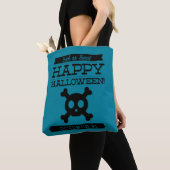 Typografisches Retro Halloween Tasche (Von Nahem)