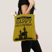 Typografisches Retro Halloween Tasche (Von Nahem)