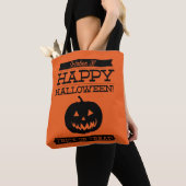 Typografisches Retro Halloween Tasche (Von Nahem)
