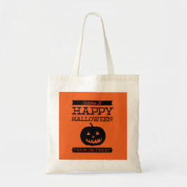 Typografisches Retro Halloween Tragetasche