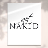 Typografisches Schwarz-Weiß-Zeichen Poster