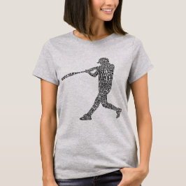 Typografisches Softball Baseball-T-Shirt T-Shirt