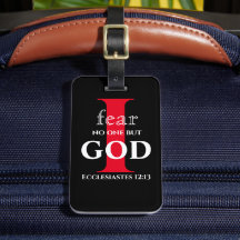 Typografy Bible Verse ● Ich fürchte niemanden auße