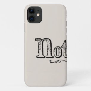 Typograph für Vintage Anmerkungen und Abfragen Case-Mate iPhone Hülle