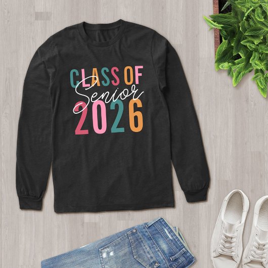 Typography-Abschlussklasse 2026 Tri-Blend Shirt