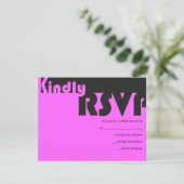 TYPOGRAPHY Bar Bat Mitzvah Antwort (Stehend Vorderseite)