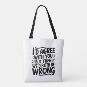 Typography design Motivational Tasche (Rückseite)