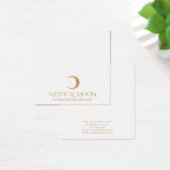 Typography Gold Moon Earring Jewelry Display Card (Schreibtisch)