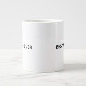 Typography Mug Design – Best Wife Ever Jumbo-Tasse (Vorderseite)