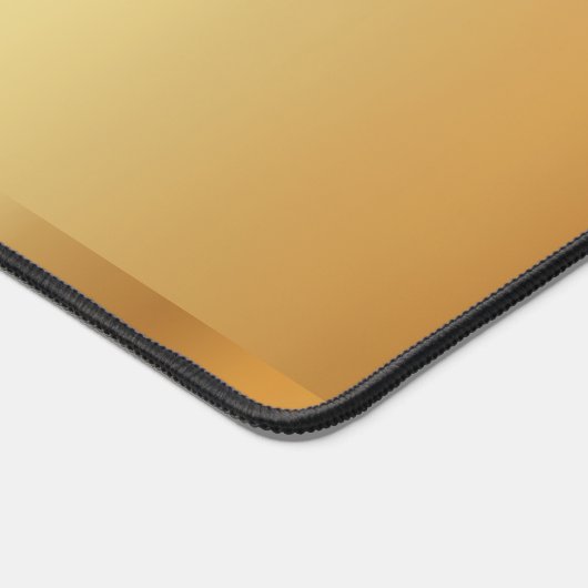 Typography Script Name Elegant Gold Modern Simple Schreibtischunterlage (Ecke)