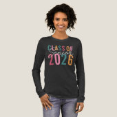 Typography Senior Class of 2026 Tri-Blend Shirt (Volle Vorderseite)