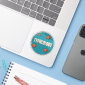 Typologie Aufkleber (Laptop mit iPhone)