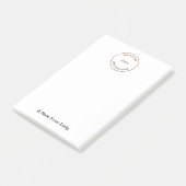 Typologie Ihres Firmenlogos Post-it Klebezettel (angewinkelt)