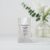 Typologien nach Fenstern der Druckerei Visitenkarte (Stehend Vorderseite)