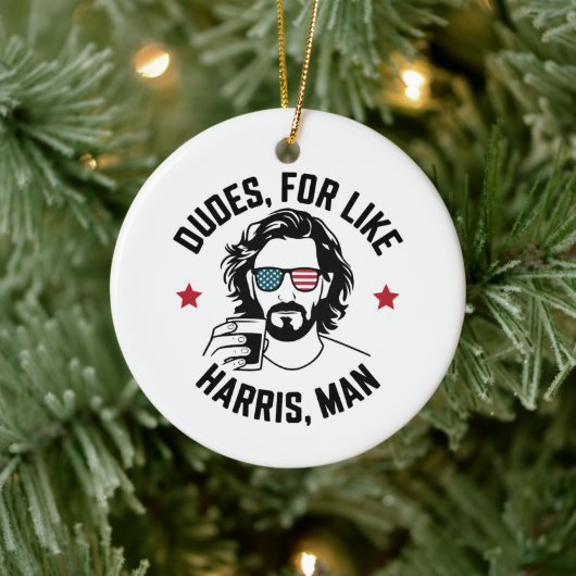 Typs für wie Harris Man White Typs für Harris Keramik Ornament (Baum)
