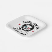 Typs für wie Harris Man White Typs für Harris Pappteller (Gewinkelt)