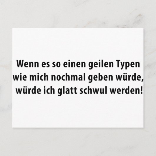 Typsymbol Postkarte (Vorderseite)