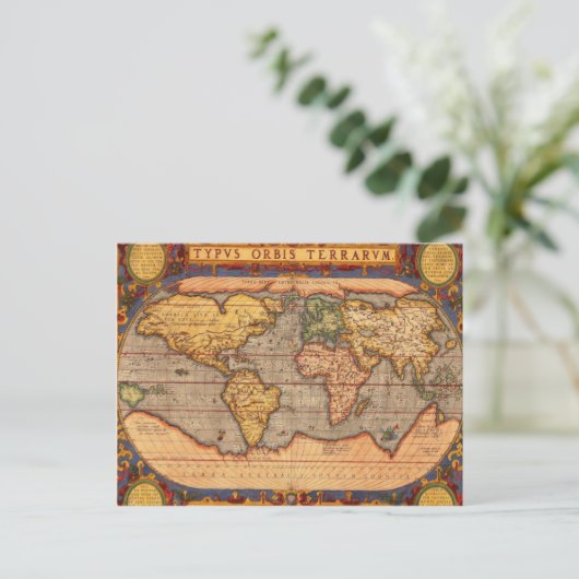 Typvs Orbis Terrarvm Postkarte (Stehend Vorderseite)