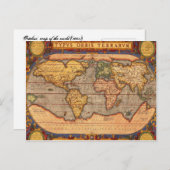 Typvs Orbis Terrarvm Postkarte (Vorne/Hinten)