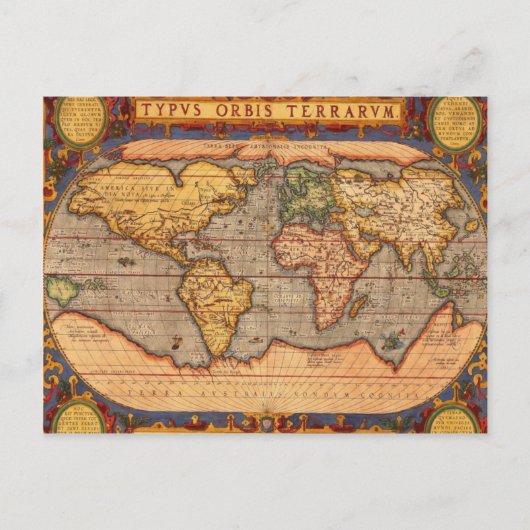 Typvs Orbis Terrarvm Postkarte (Vorderseite)