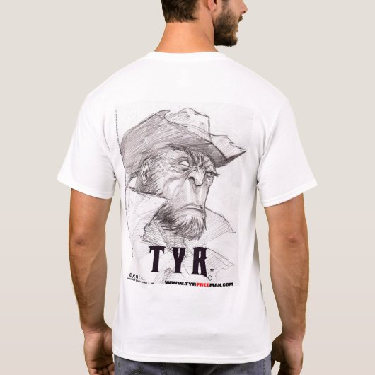 TYR SHIRT WEISS (Rückseite)