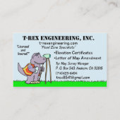 tyr tyrmaybc5dec2013 kann Visitenkarte t-rex (Rückseite)