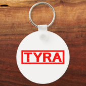 Tyra Briefmarke Schlüsselanhänger (Vorderseite)