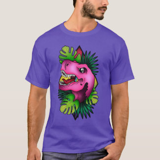Tyranicorn Rosa Dino - Lila T-Shirt