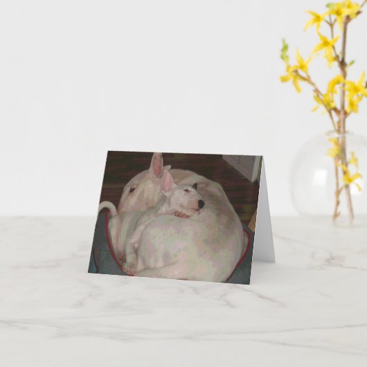 Tyranmomma und -sohn karte (Gelbe Blume)