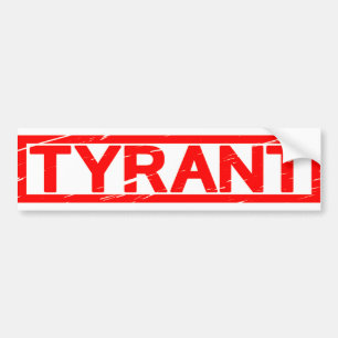 Tyrann-Briefmarke Autoaufkleber