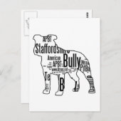 Tyrann-Form mit Rettungswörtern Postkarte (Vorne/Hinten)