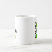 Tyrann-freie Welt Kaffeetasse (Mittel)