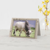 Tyrann für Sie! Grüßende Glückwünsche Karte (Gelbe Blume)