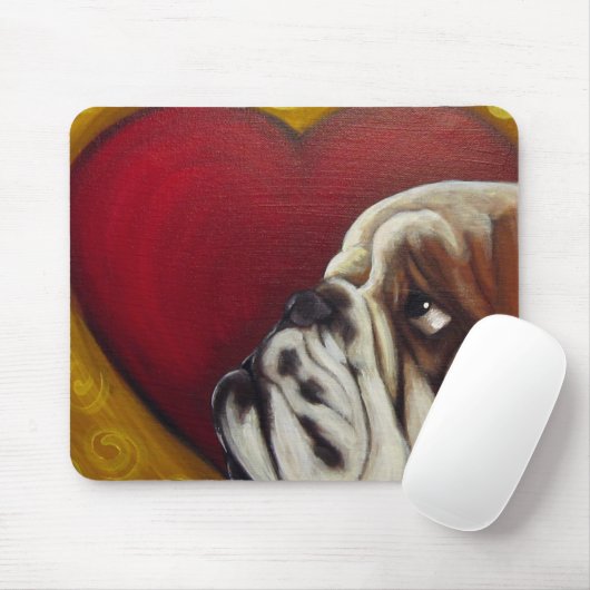 Tyrann-Herz Mousepad (Mit Mouse)