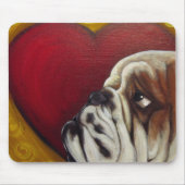 Tyrann-Herz Mousepad (Vorne)