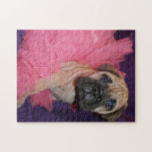 Tyrann-Liebe Bullmastiff Tu-Tu verwirren Puzzle (Horizontal)