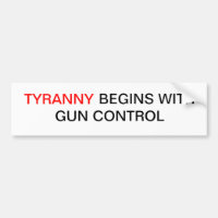 Tyrannei fängt mit Gewehr-Kontrolle an