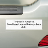 Tyrannei in Amerika Autoaufkleber (Auf Auto)