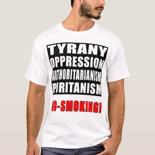 Tyrannei, Unterdrückung, autoritäres T-Shirt (Vorderseite)