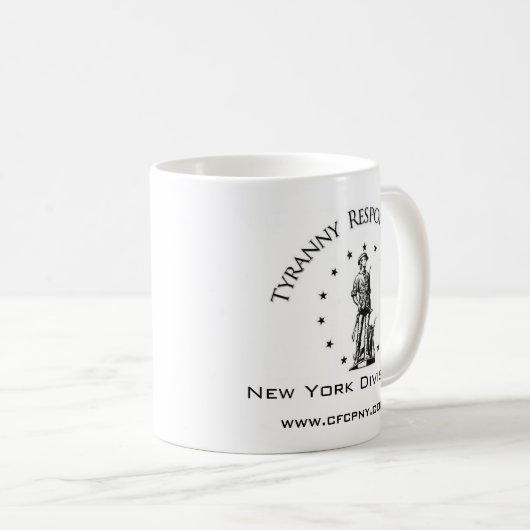 Tyrannei-Warteteam-Tasse Kaffeetasse (VorderseiteRechts)