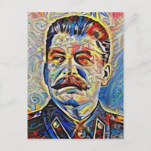 Tyrannen Serie #2: Nightmare Stalin Postkarte