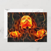 Tyrannen Serie #4: Lenin-Flaming auf Anzeige Postkarte (Vorne/Hinten)