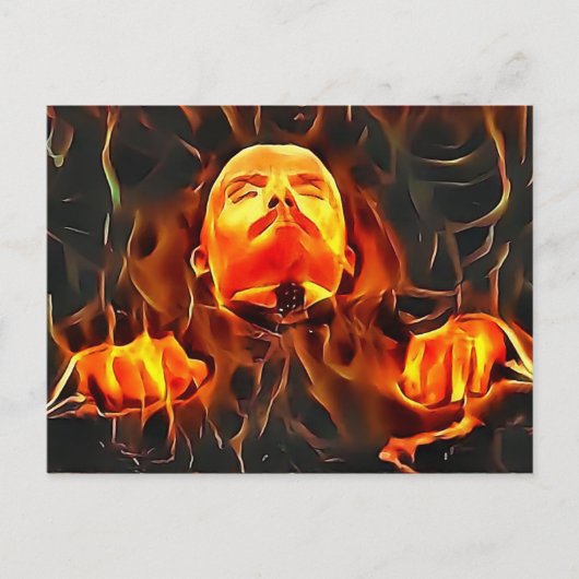Tyrannen Serie #4: Lenin-Flaming auf Anzeige Postkarte (Vorderseite)