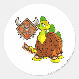 Tyrannia Team Kapitän 1 Runder Aufkleber