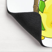 Tyrannian gelbes anstarrendes Chomby Mousepad (Ecke)